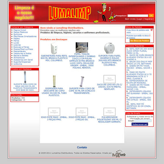 Lumalimp Produtos de Limpeza